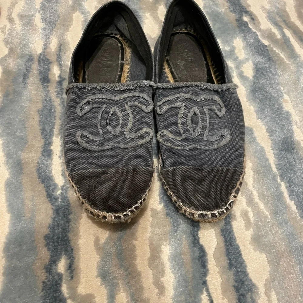 Chanel denim canvas flats - Picture 5 of 5